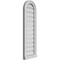 Ekena Millwork Round Top Surface Mount PVC Gable Vent: Functional, w/ 2"W x 2"P Brickmould Sill Frame, 12"W x 38"H GVPRT12X3803SF - alternate 2
